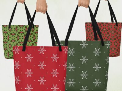 Vintage Style Boho Seasonal Holiday Totes Blog by Modern Nomina