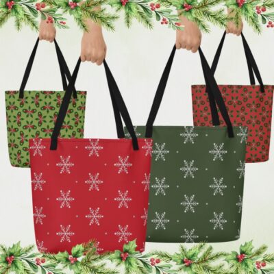 Vintage Style Boho Seasonal Holiday Totes Blog by Modern Nomina